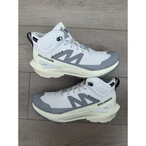 Salomon Elixir Activ GTX Hiking Boots women’s - Glacier grey white Sz 8.5 NEW